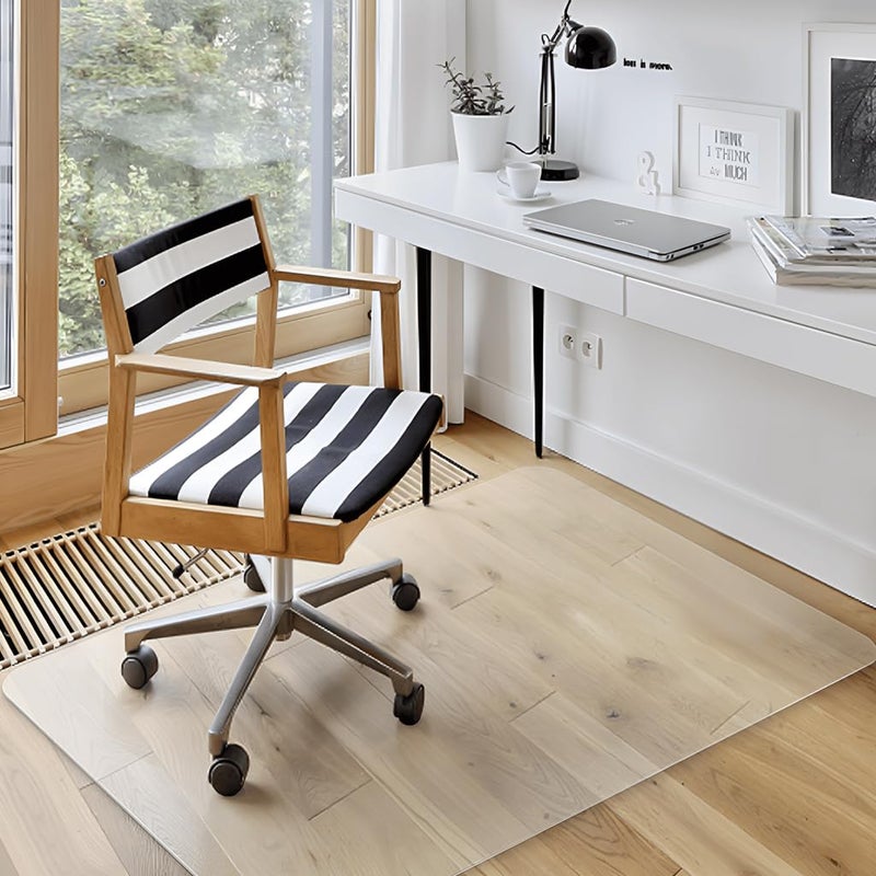 Azadx Office Chair Mat for Hard Floors 36 X 48, Clear PVC Hardwood Floor Mat, Durable Plastic Floor Protector for Home and Office use (36" X 48" Rectangle) - Image 1